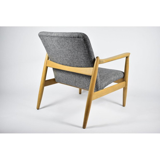 Image 1 of Vintage Poolse fauteuil GFM64, ontworpen E.Homa, grijs 1960