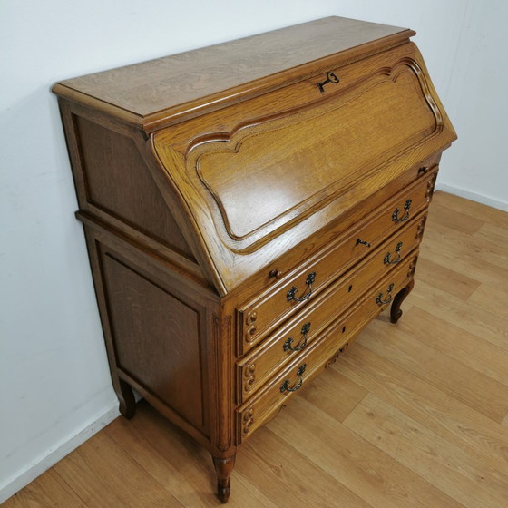 Image 1 of Vintage Secretaire Ladekast Landelijk Bureau Buro