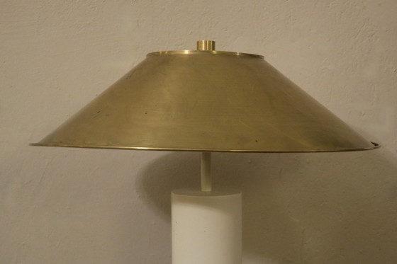 Image 1 of Peter Preller Voor Tecta Vloerlamp Met Messing Kap