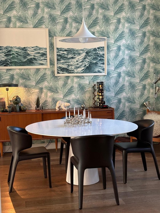 Image 1 of 6x Leren Cassina Hola 367 Stoelen