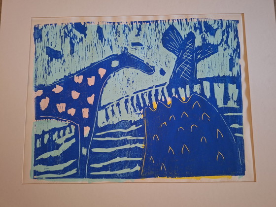 Image 1 of Kunstwerk Gouache Marieke Van Der Schaar 