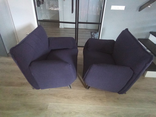 2x Leolux Rumba Fauteuils