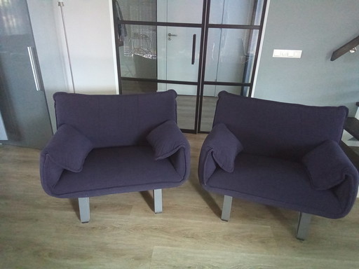 2x Leolux Rumba Fauteuils