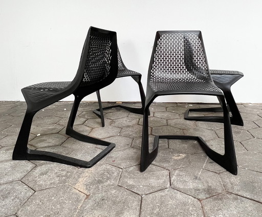 Set van 4 Myto stoelen van Konstaton Grcic voor Plank, 2008