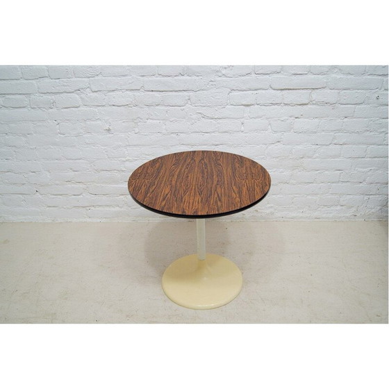 Image 1 of Vintage stalen en plastic salontafel "Tulip" voor Lusch Erzeugnis, 1960