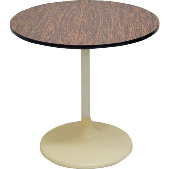 Image 1 of Vintage stalen en plastic salontafel "Tulip" voor Lusch Erzeugnis, 1960