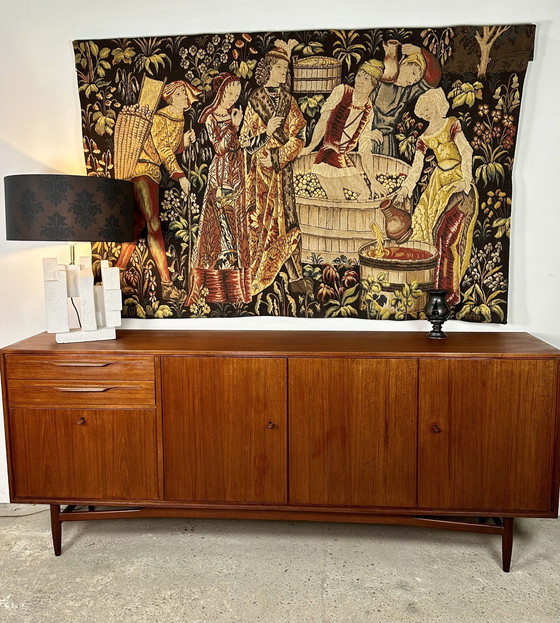 Image 1 of Scandinavisch Zwitsers teak dressoir 1960