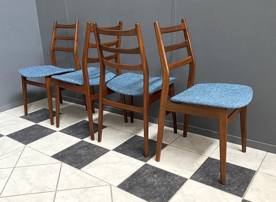 Image 1 of Set van 4 Casala eetkamerstoelen 1960S