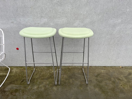 Image 1 of 2X Cappellini High Pad Stool