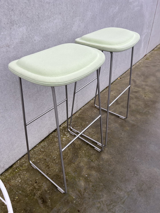 Image 1 of 2X Cappellini High Pad Stool