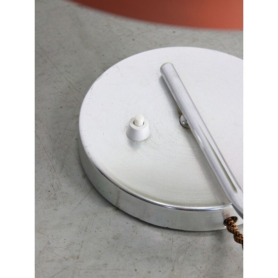 Image 1 of Mid Century roze bol tafellamp