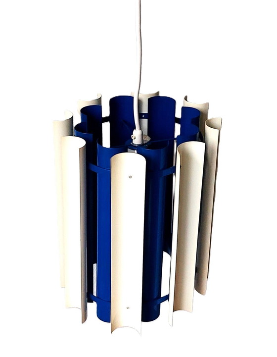 Image 1 of Blue And White Mexico Lamp | Yki Nummi | Orno