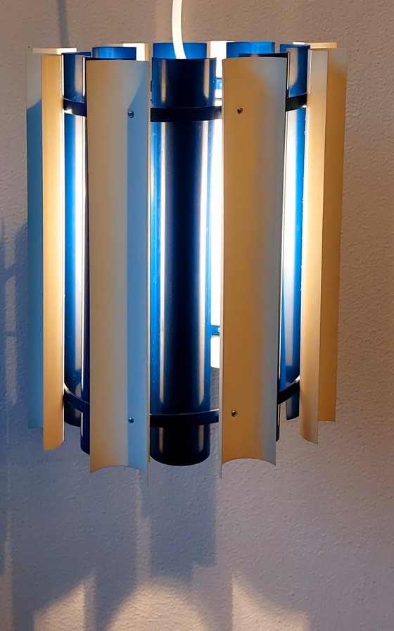 Image 1 of Blue And White Mexico Lamp | Yki Nummi | Orno