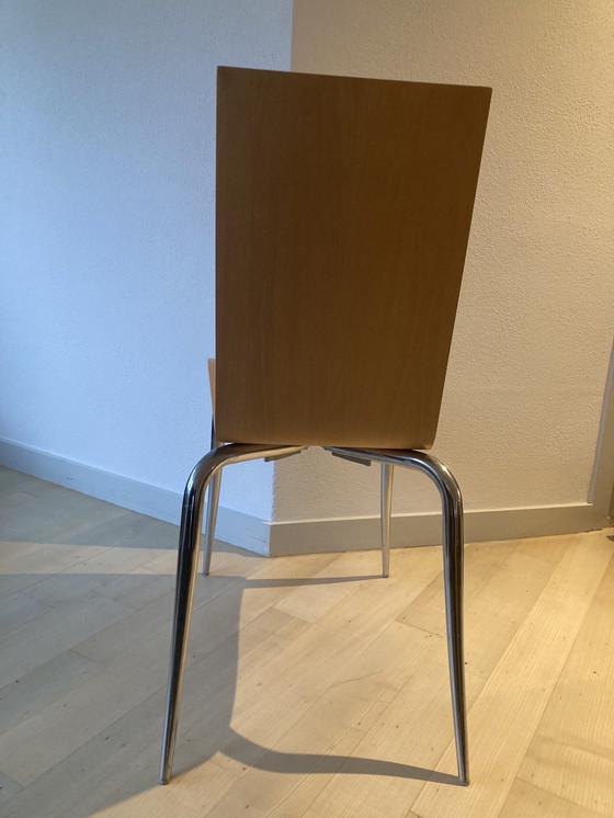 Image 1 of 8X Philip Starck Olly Tango Eettafel Stoelen