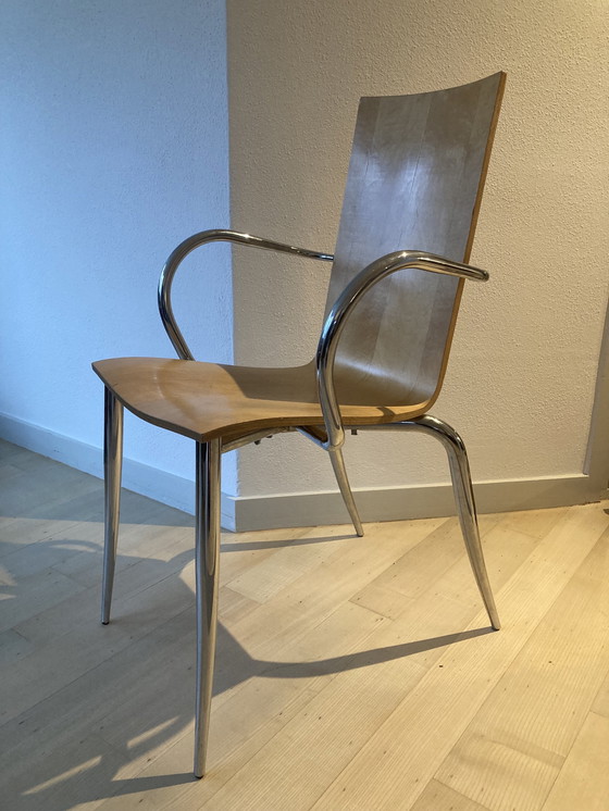 Image 1 of 8X Philip Starck Olly Tango Eettafel Stoelen