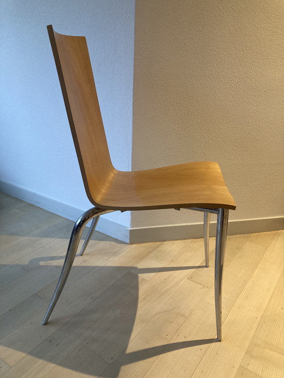 Image 1 of 8X Philip Starck Olly Tango Eettafel Stoelen