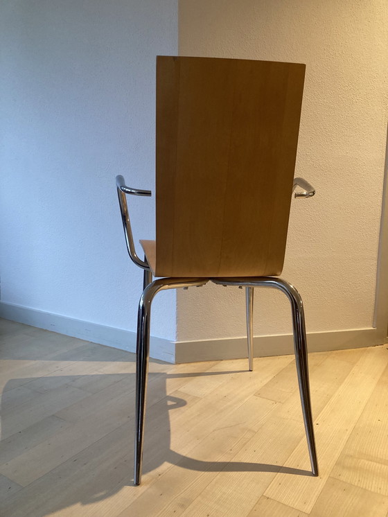 Image 1 of 8X Philip Starck Olly Tango Eettafel Stoelen