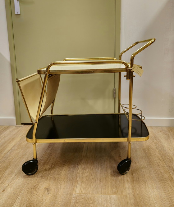 Image 1 of Vintage Serveerwagen Fifties Trolley Drankenwagen