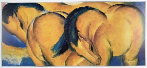 Image 1 of Franz Marc: “Kleine Gele Paarden”. In Groot Formaat. 