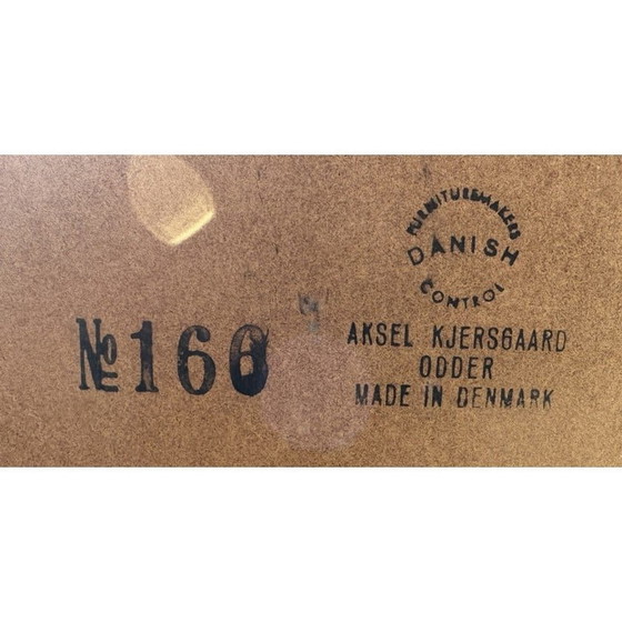 Image 1 of Vintage model 166 spiegel in Santos palissander van Aksel Kjersgaard voor Odder Mobler