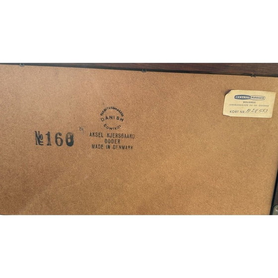 Image 1 of Vintage model 166 spiegel in Santos palissander van Aksel Kjersgaard voor Odder Mobler