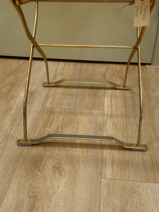 Image 1 of Vintage Plexiglas Stoel Fauteuil Goud Acrylglas