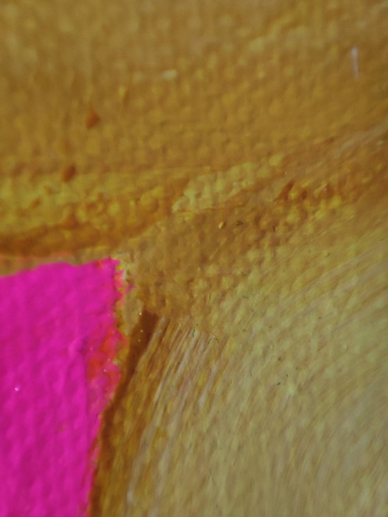 Image 1 of Kunstschilderij Gesigneerd T. G. Kellnberger Xxl Pop Art Deco