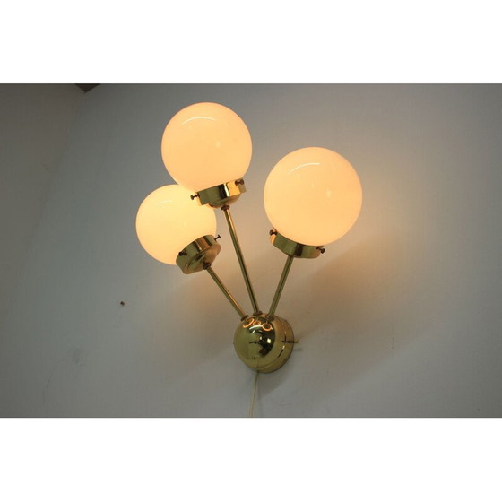 Image 1 of Vintage messing wandlampen van Drukov, 1970