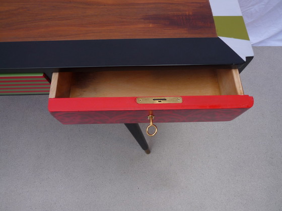 Image 1 of Vintage bureau met mechanisme