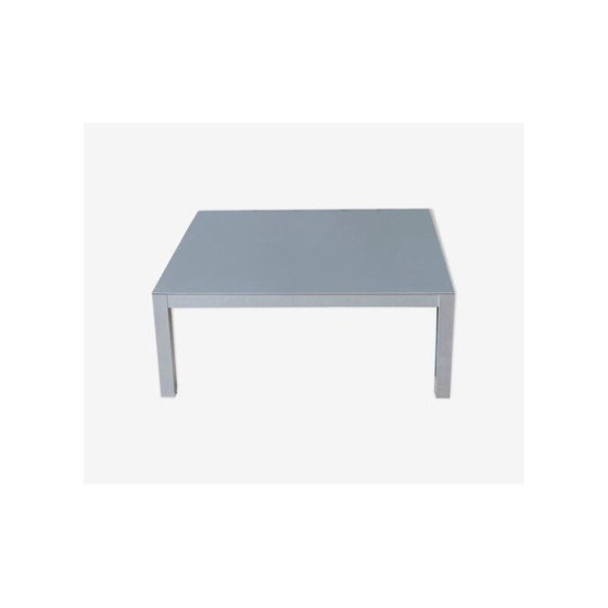 Image 1 of Vintage aluminium salontafel van MDF, Italië