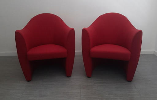 2x Leolux Sjamaan fauteuil