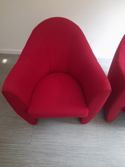 2x Leolux Sjamaan fauteuil