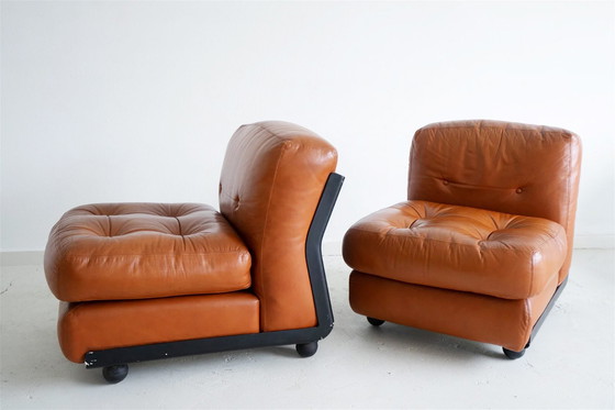 Image 1 of 2x C&B Italia Amanta fauteuils by Mario Bellini