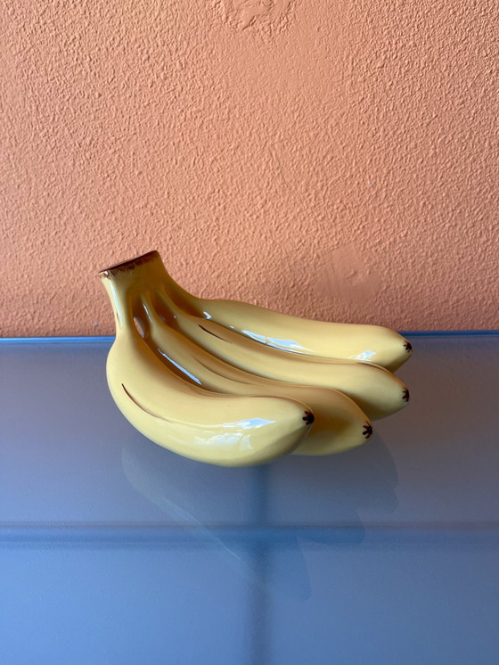 Image 1 of Vintage Ikea Zeldzame Kuperad Banaan Bananen Schaal