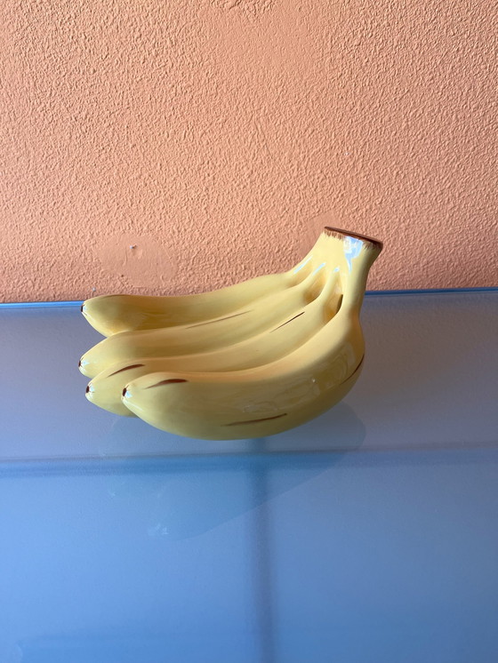 Image 1 of Vintage Ikea Zeldzame Kuperad Banaan Bananen Schaal