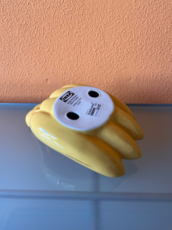 Image 1 of Vintage Ikea Zeldzame Kuperad Banaan Bananen Schaal