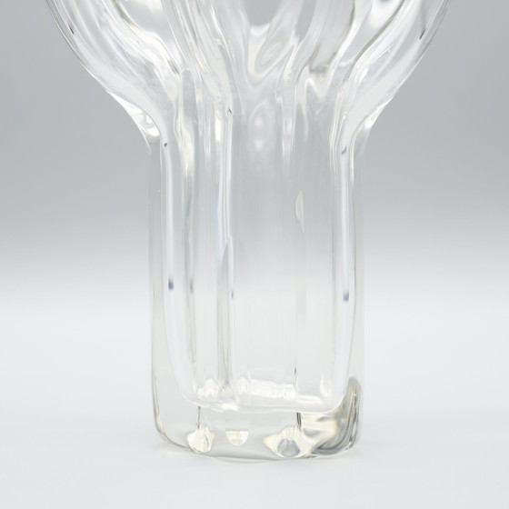 Image 1 of Zeldzame Tapio Wirkkala Ontworpen Rosenthal Satijn Glazen Vaas Model 470-20 CM MCM