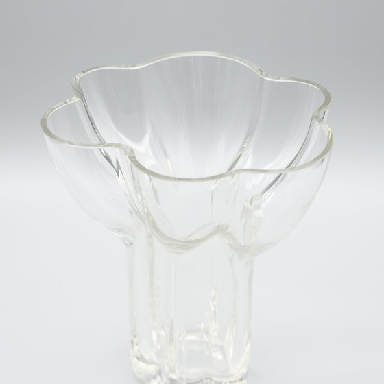 Image 1 of Zeldzame Tapio Wirkkala Ontworpen Rosenthal Satijn Glazen Vaas Model 470-20 CM MCM