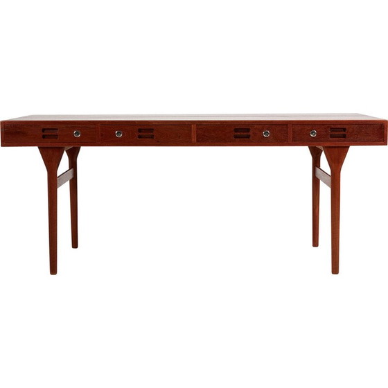 Image 1 of Vintage teakhouten bureau van Nanna Ditzel voor Søren Willadsen, jaren 1950