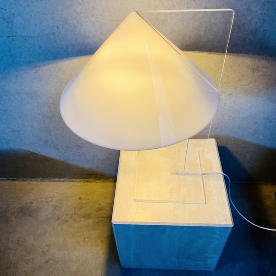 Image 1 of Mid-Century Tafel lamp Harco Loor Plexiglas 1970