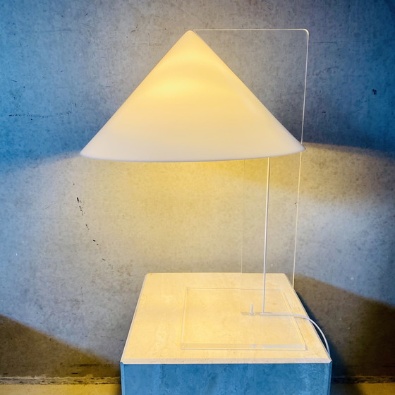 Image 1 of Mid-Century Tafel lamp Harco Loor Plexiglas 1970