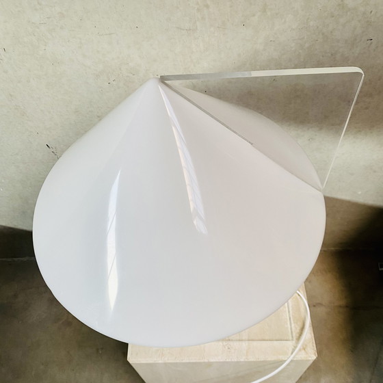 Image 1 of Mid-Century Tafel lamp Harco Loor Plexiglas 1970