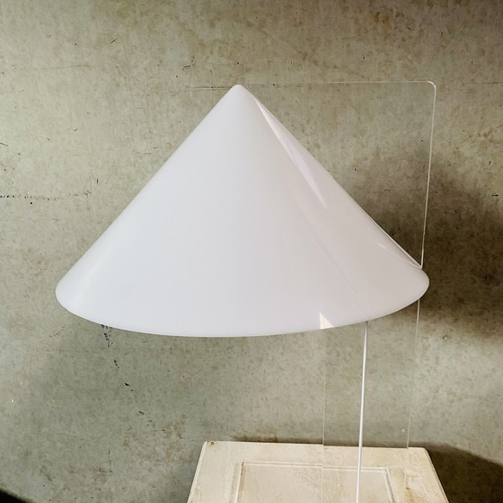 Image 1 of Mid-Century Tafel lamp Harco Loor Plexiglas 1970