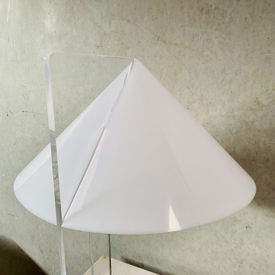 Image 1 of Mid-Century Tafel lamp Harco Loor Plexiglas 1970