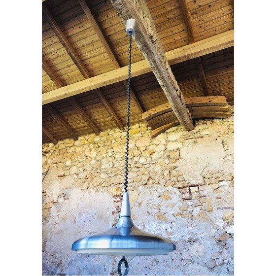 Image 1 of Vintage metalen hanglamp, 1970