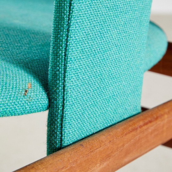 Image 1 of Set van 6 vintage teakhouten stoelen van Henning Sorensen voor Danex, Denemarken 1960
