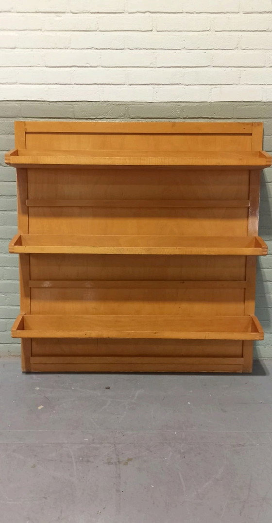 Image 1 of Vintage Houten Boekenrek Wandplanken