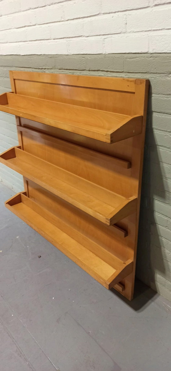 Image 1 of Vintage Houten Boekenrek Wandplanken