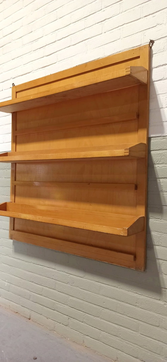 Image 1 of Vintage Houten Boekenrek Wandplanken