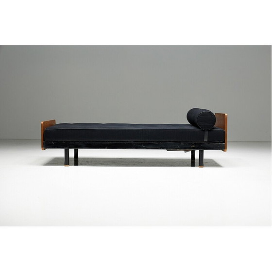 Image 1 of Vintage gelakt metalen daybed van Jean Prouvé, Frankrijk 1950